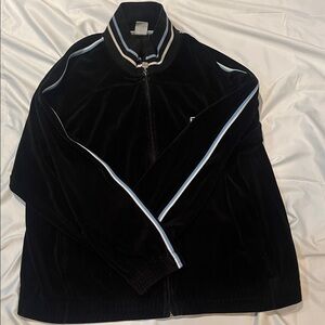 Fila Black Jacket with White Stripes